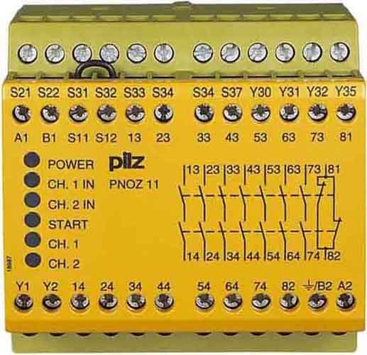 Pilz PNOZ 11 24VAC 24VDC 7n/o 1n/c