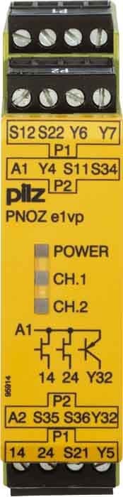 Pilz PNOZ E1VP 10S RELAY 24VDC