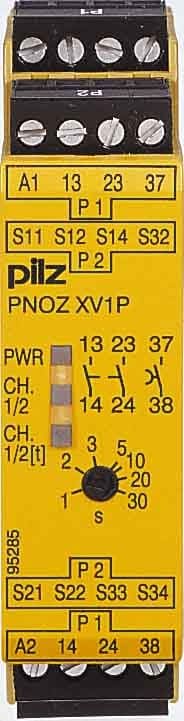 Pilz PNOZ XV1P 30/24VDC 2n/o 1n/o t