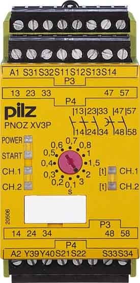 Pilz PNOZ XV3P 30/24VDC 3n/o 2n/o t