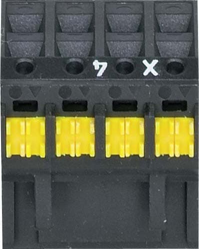 Pilz PNOZ spring load terminals 22.5mm Pk of4