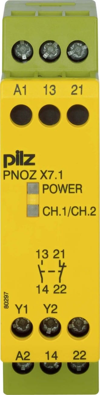 Pilz PNOZ X7.1 24VAC/DC 1n/o 1n/c