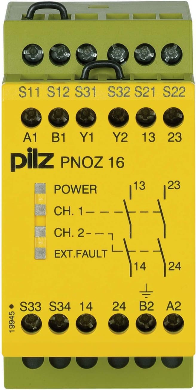 Pilz PNOZ 16 24VAC 24 VDC 2n/o