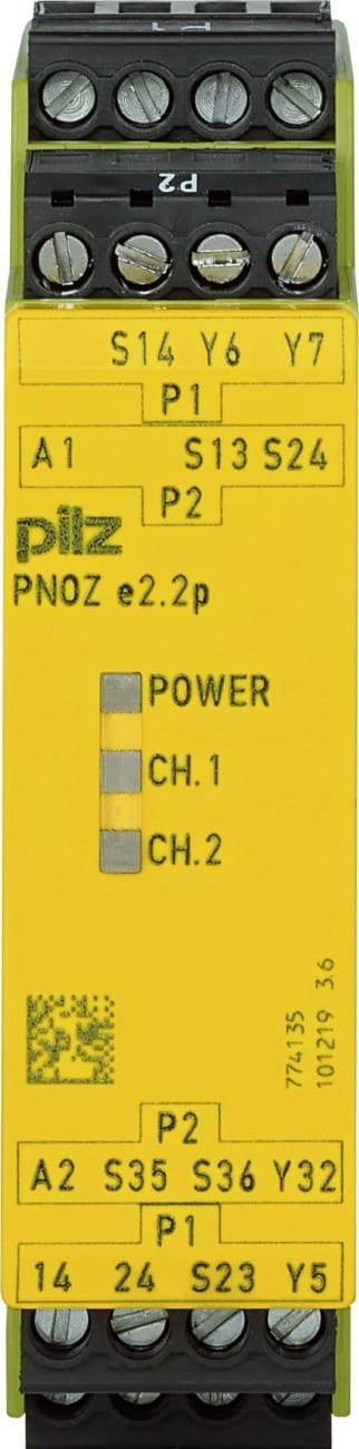 Pilz PNOZ e2.2p 24VDC 2so