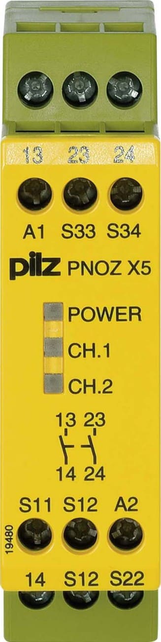 Pilz PNOZ X5 24VACDC 2n/o