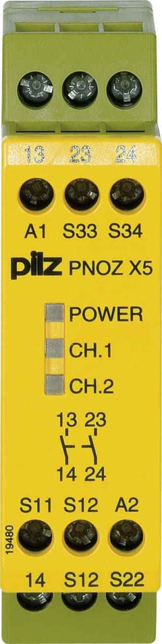 Pilz PNOZ X5 12VDC 2n/o