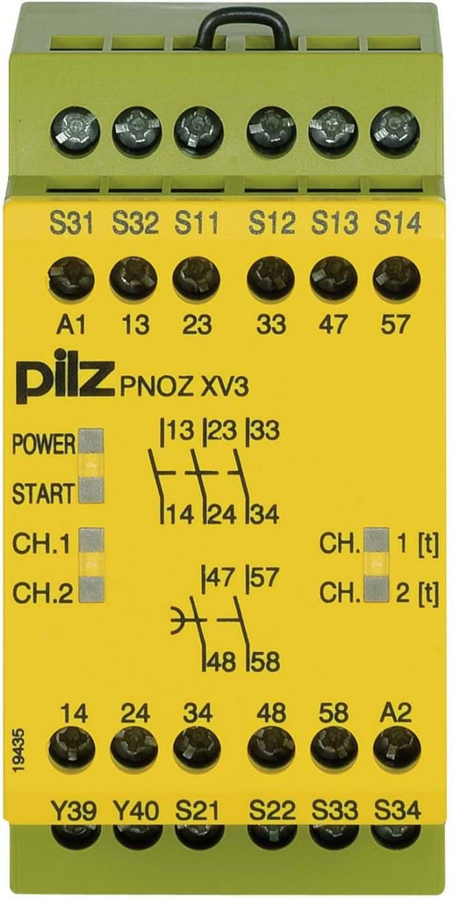 Pilz PNOZ XV3 0.5/24VDC 3n/o 2n/o t fix