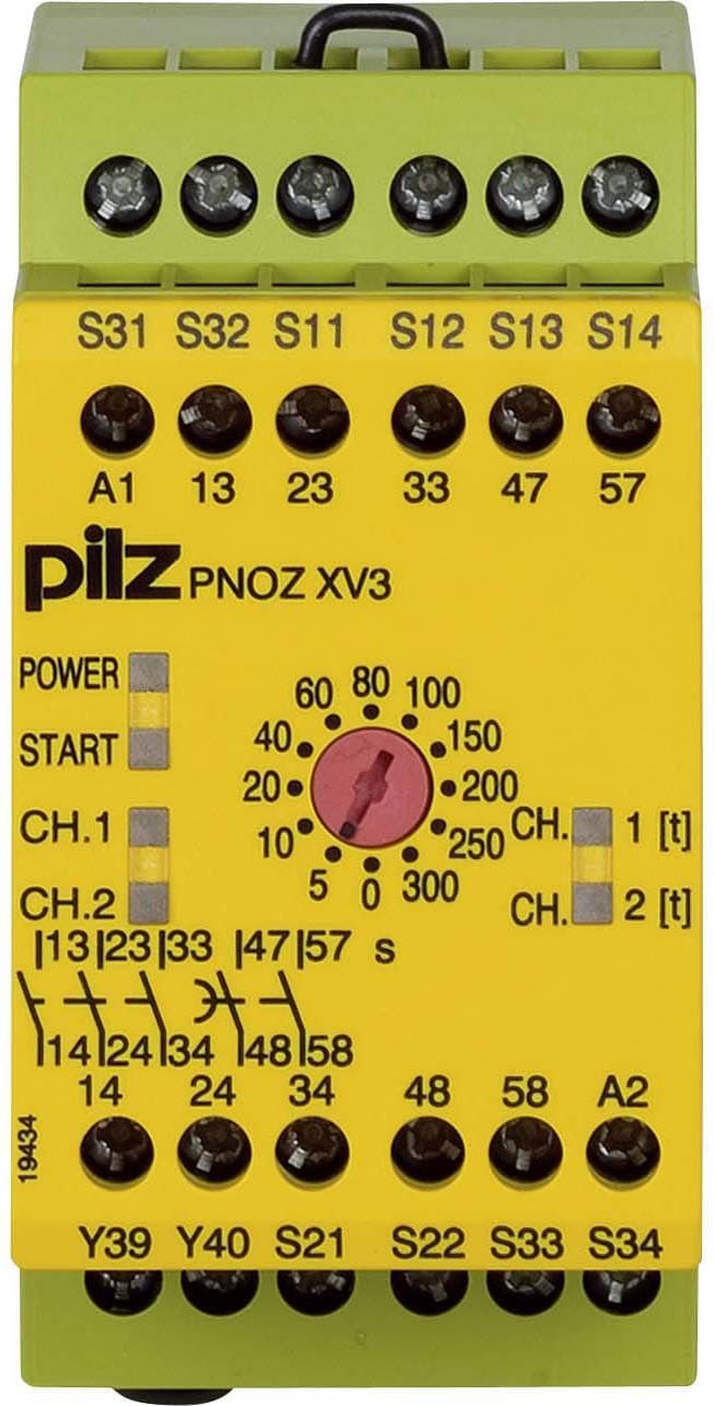 Pilz PNOZ XV3300/24VDC 3n/o 2n/o t