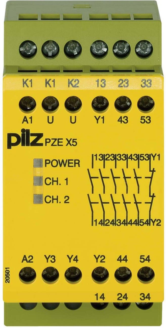 Pilz PZE X5 24VDC 5n/o
