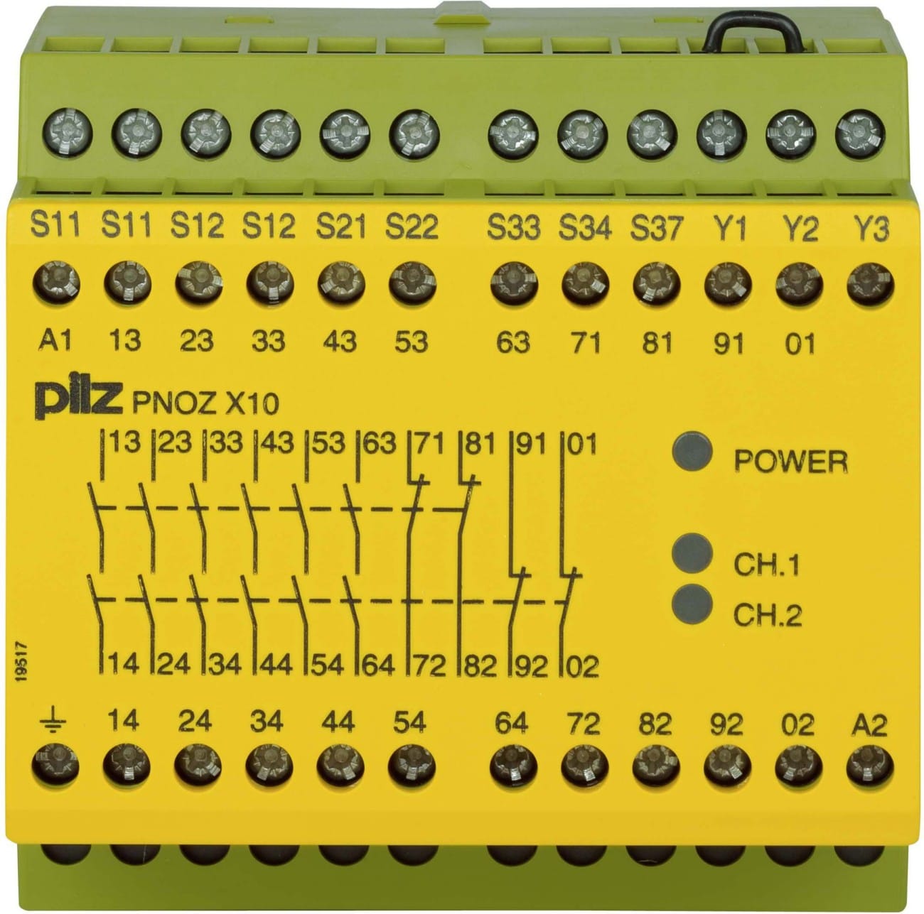 Pilz PNOZ X10 230-240VAC 6n/o 4n/c 3LED