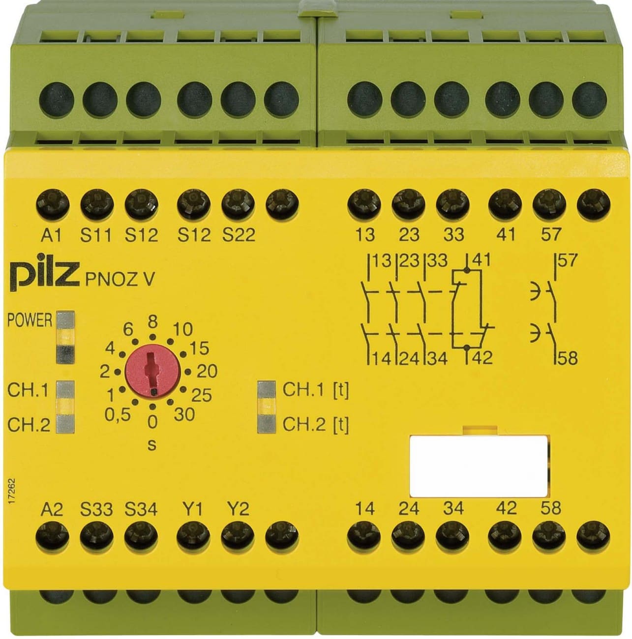 Pilz PNOZ V 30s 24VDC 3n/o 1n/c 1n/o t