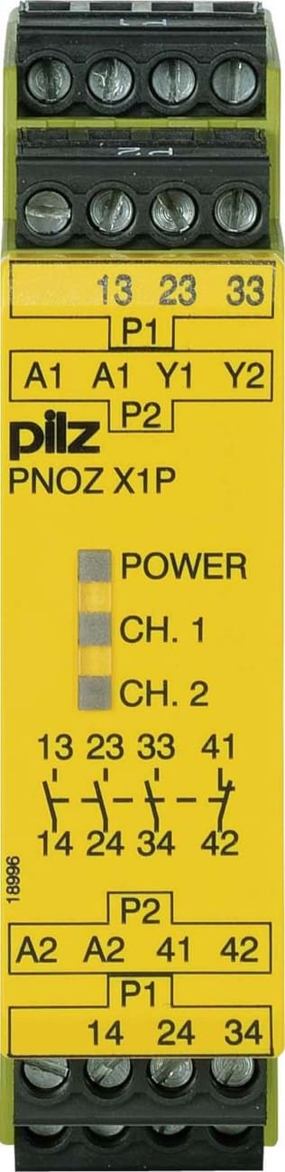 Pilz PNOZ X1P 24VDC 3n/o 1n/c