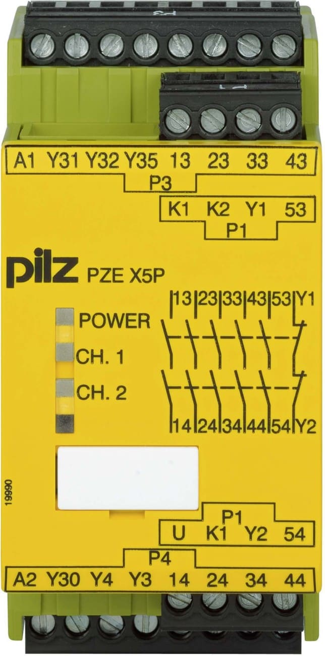 Pilz PZE X5P 24VDC 5n/o 2so