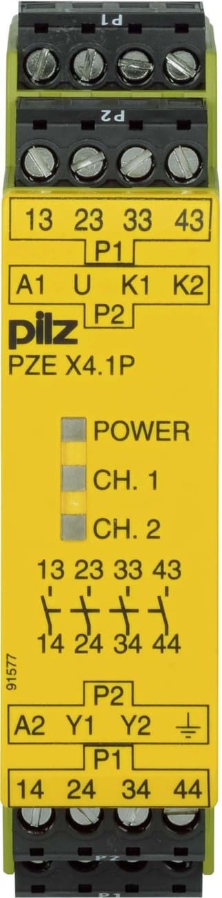Pilz PZE X4.1P 24-240VAC/DC 4n/o