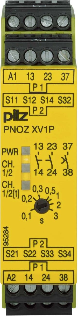 Pilz PNOZ XV1P 3/24VDC 2n/o 1n/o t