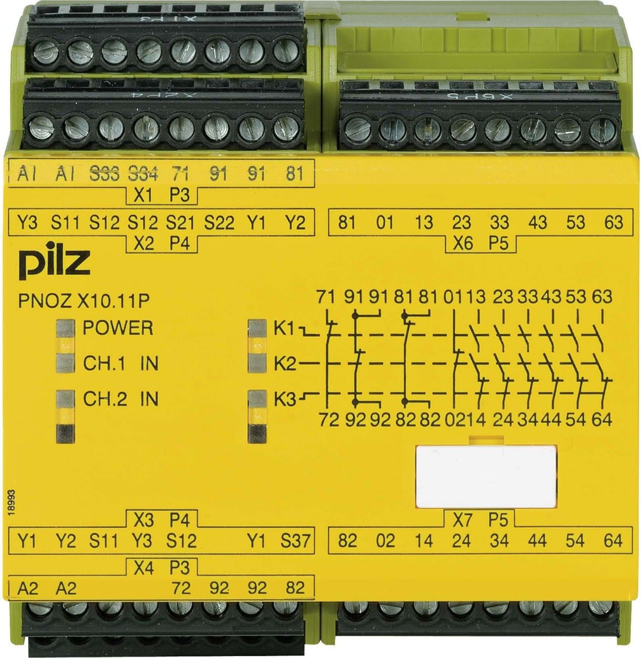 Pilz PNOZ X10.11P 24VDC 6n/o 4n/c 6LED