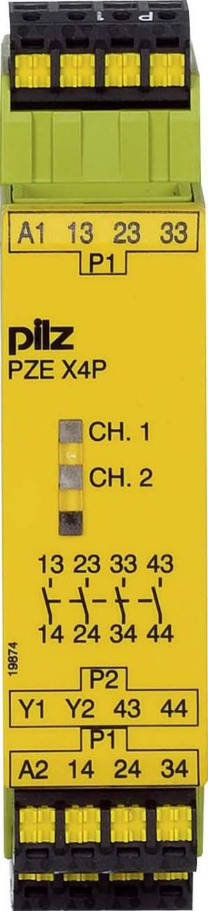 Pilz PZE X4P C 24VDC 4n/o
