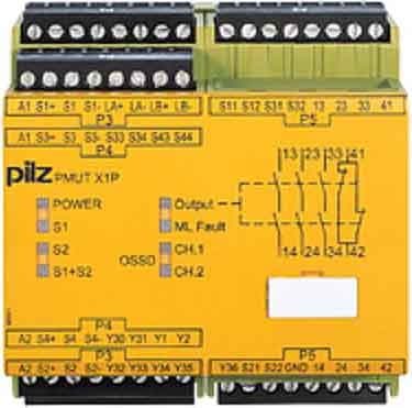Pilz PMUT X1P 24VDC 3n/o 1n/c 5so