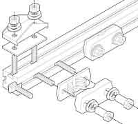 Rittal SV MAXI-PLS SLIDING BLOCKS (PK OF 15)