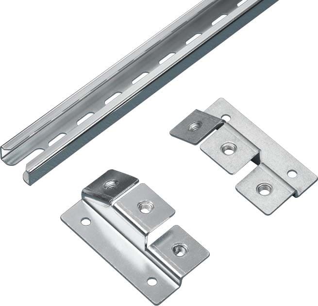 Rittal Cable clamp rails C section for TS,CM,TP