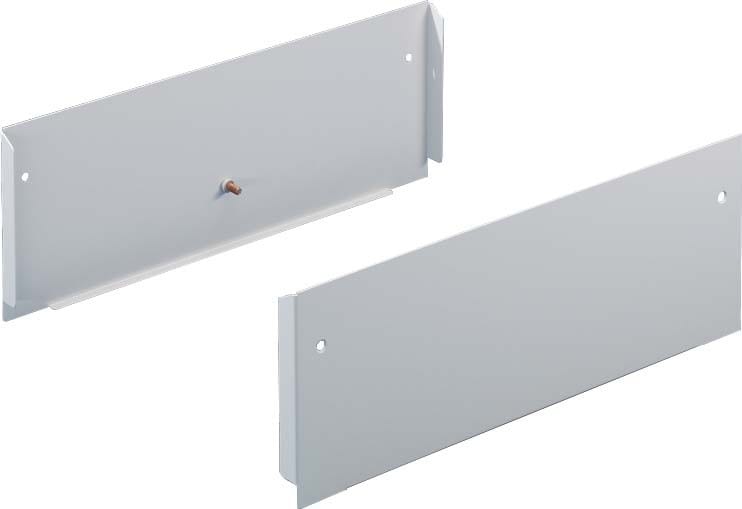 Rittal Side panels for cable chamber 600mmD 2pk