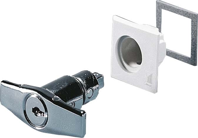 Rittal T handle with cylinder lock