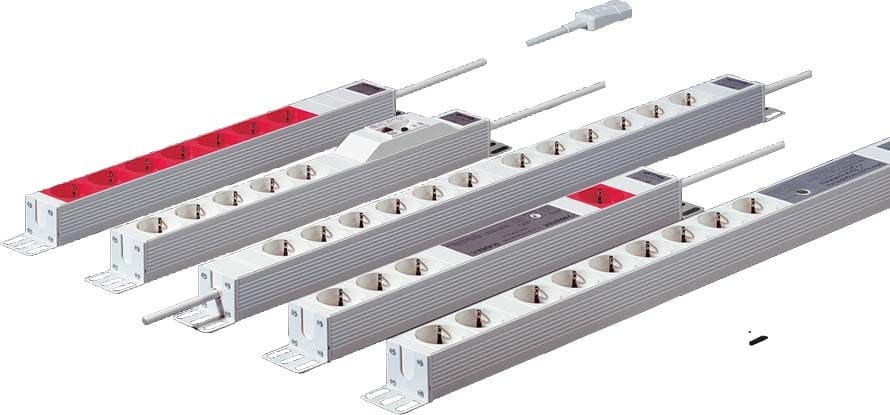 Rittal 5 WAY GERMAN SOCKET STRIPS