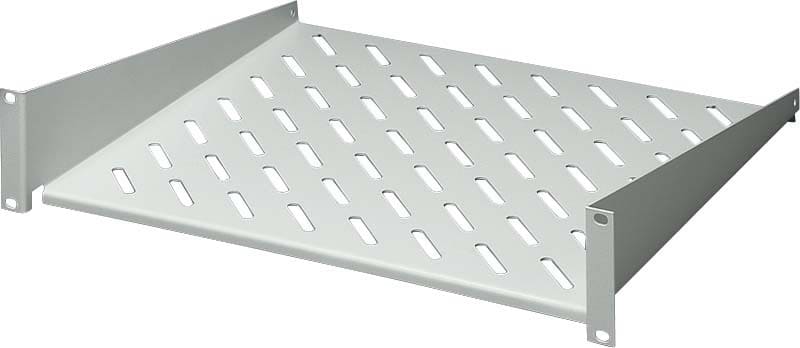 Rittal 2 U component shelf, static installation
