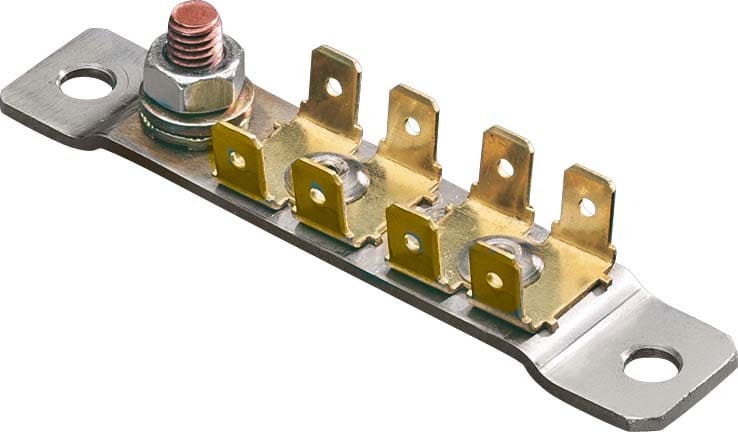 Rittal earthing plate c/w 8 blade contact point