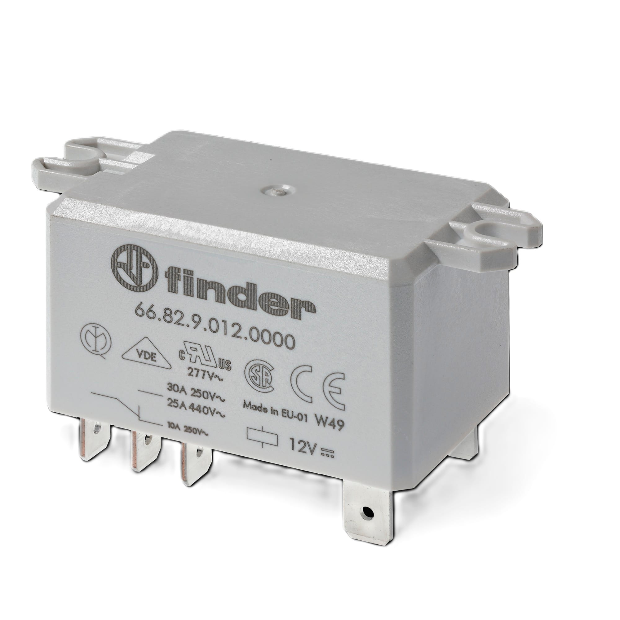 Finder 66 Series Power Relay 30 A