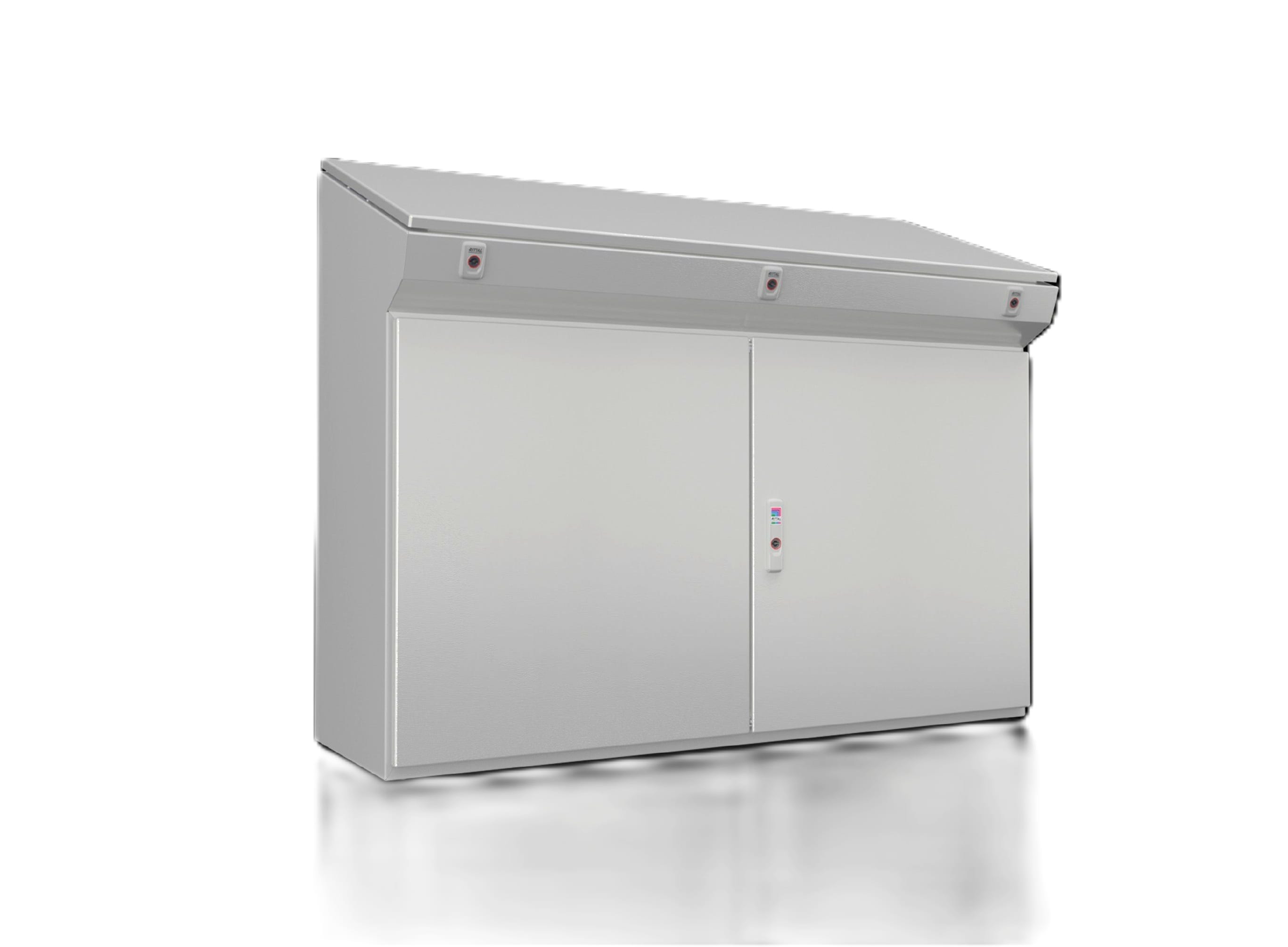 Rittal CX One-Piece Console 2 Door Sheet Steel
