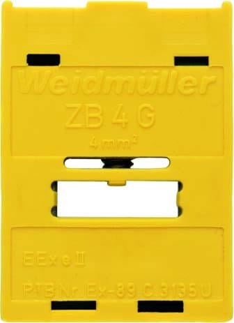 Weidmuller ZB 4G EX E GRN/YEL