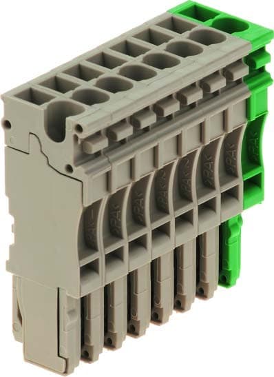 Weidmuller ZP 2.5/1AN/8 GN/BE