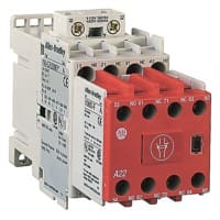 Allen-Bradley Safety Control Relay,8 Pole,3NO/1NC 24V