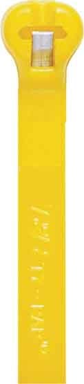 Thomas and Betts - CABLE TIE 50LB 7" YELLOW NYLON 2-PC