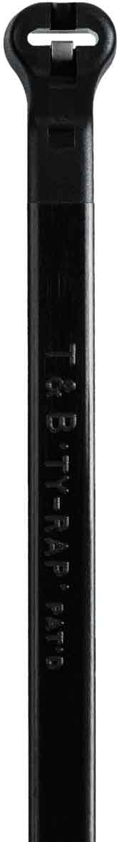 Thomas and Betts - TYRAP STANDARD, BLACK UV RESIS. 92 X 2.4