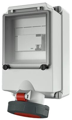 Mennekes RCD Socket IP44 63A 5p 400V 1xRCD