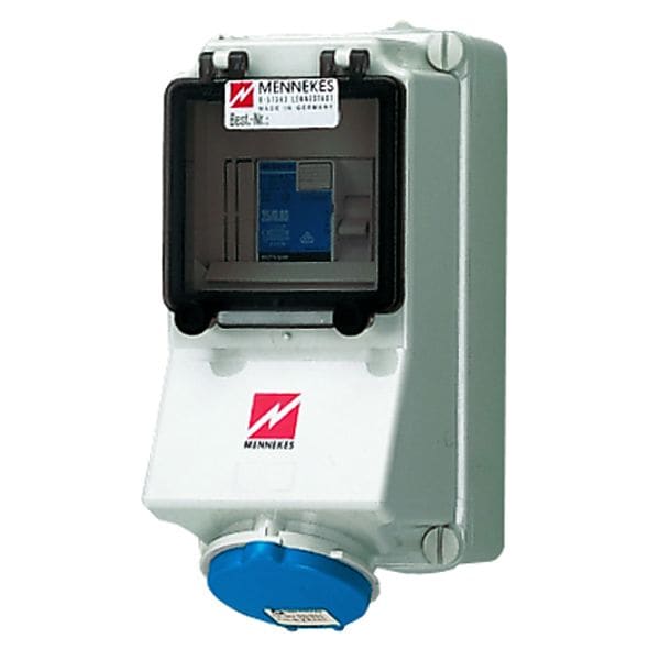Mennekes RCD Socket IP44 32A 3p 230V 1xRCD