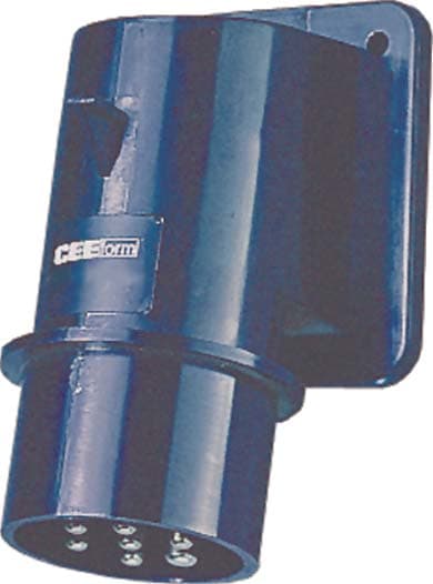 Mennekes Angled Panel Inlet IP44 16A 7p 230V 9h