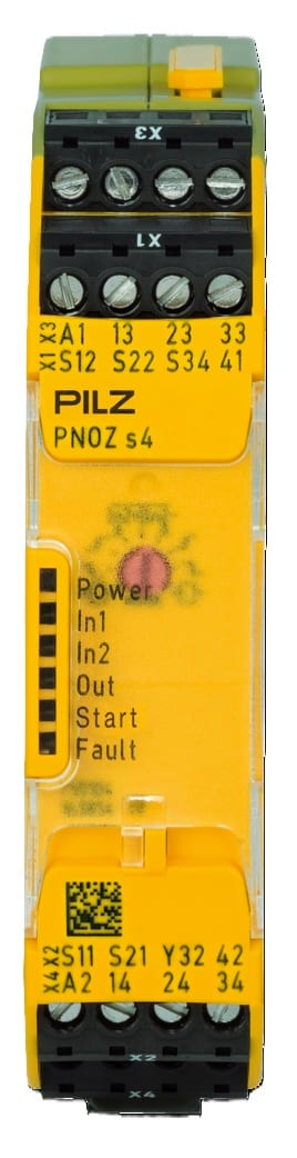 Pilz PNOZsigma Safety Relay s4 with 3 NO and 1 NC Contacts 24 V DC