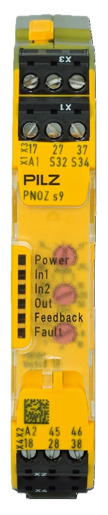 Pilz PNOZsigma Safety Relay s9 with 3 NO and 1 NC Timed Outputs 24 V DC