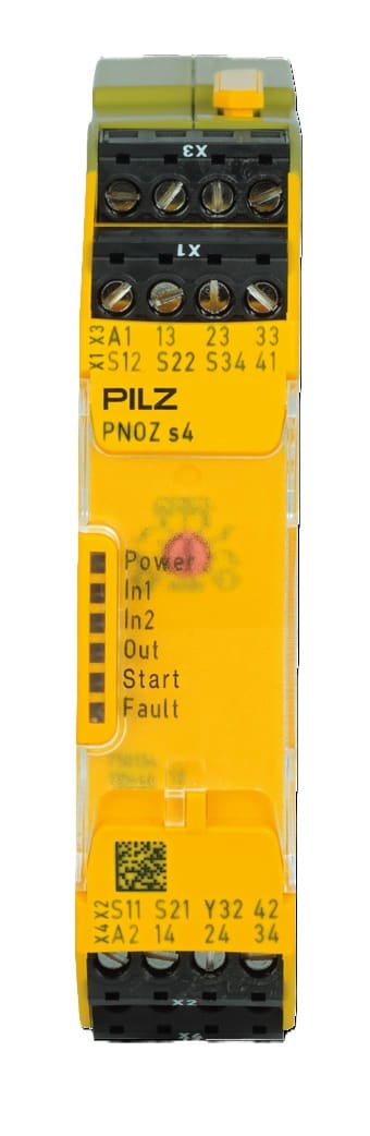 Pilz PNOZsigma Safety Relay s4 with 3 NO and 1 NC Contacts 48–240 V AC/DC
