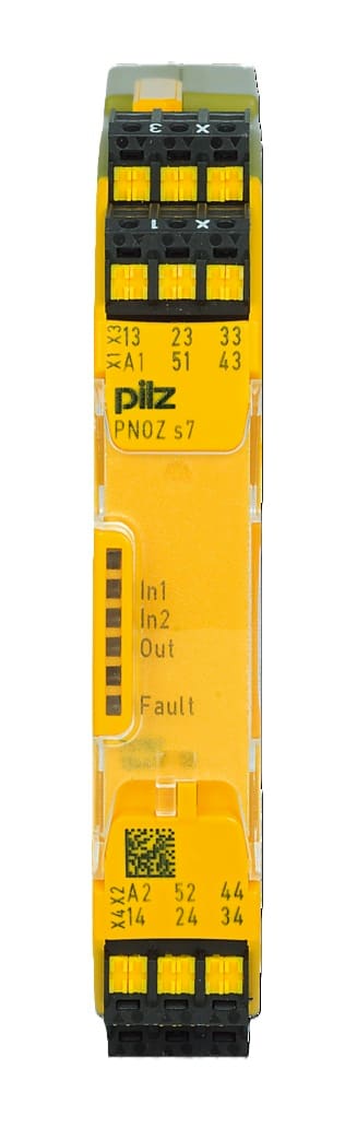 Pilz PNOZsigma Safety Relay s7C with 4 NO and 1 NC Outputs 24 V DC Spring Terminals