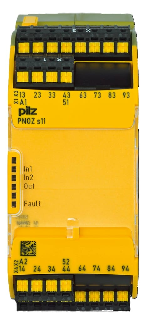 Pilz PNOZsigma Safety Relay s11C with 8 NO and 1 NC Outputs 24 V DC Spring Terminals