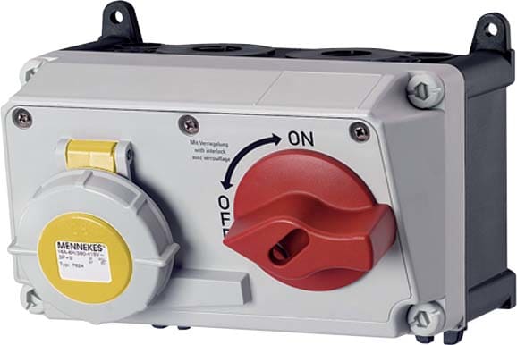 Mennekes AMAXX DUO Socket IP67 16A 3p 110V 4h