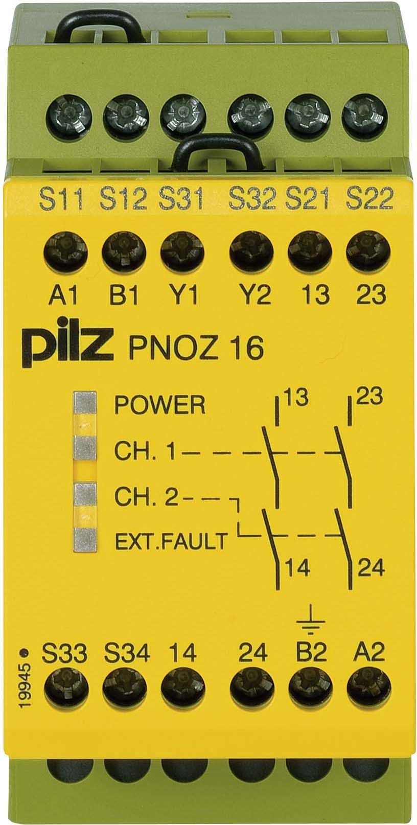 Pilz PNOZ 16 110VAC 24VDC 2n/o