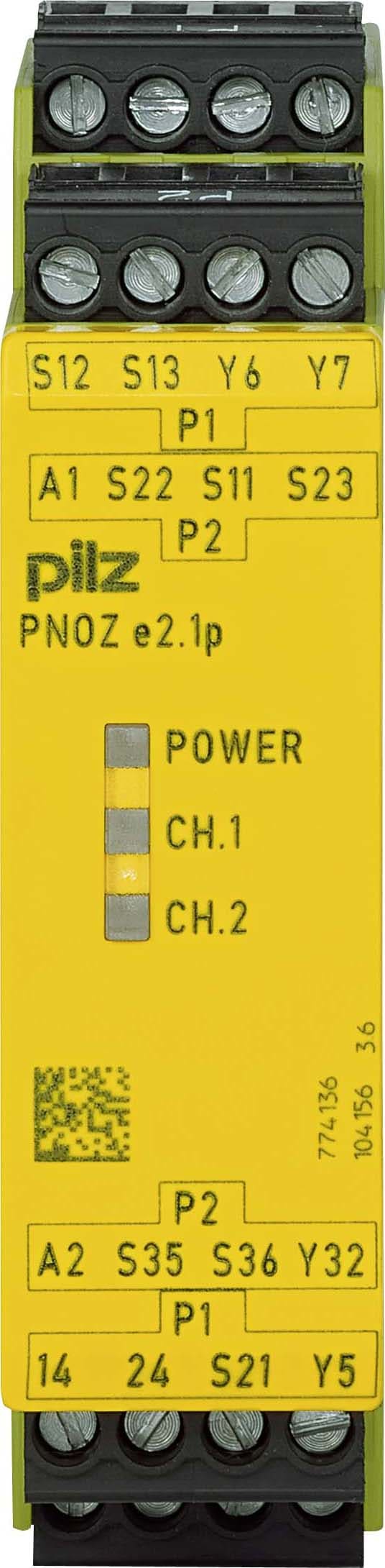 Pilz PNOZ e2.1p 24VDC 2so