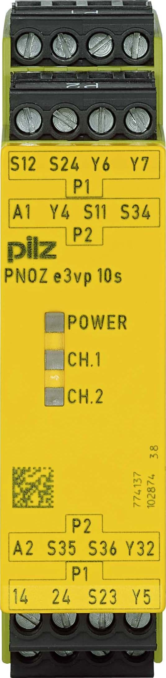 Pilz PNOZ e3vp 10/24VDC 1so 1so t