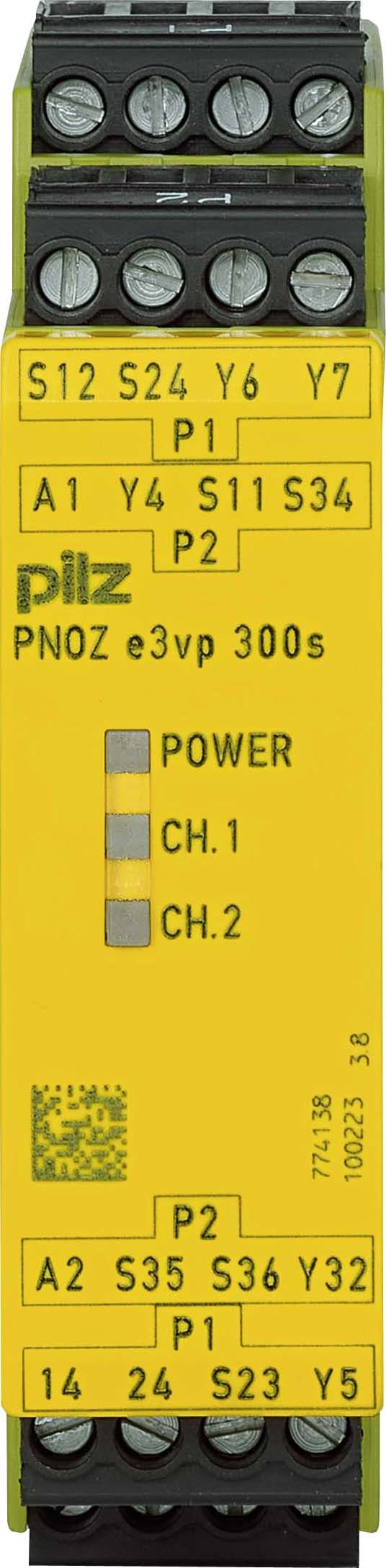 Pilz PNOZ e3vp 300/24VDC 1so 1so t
