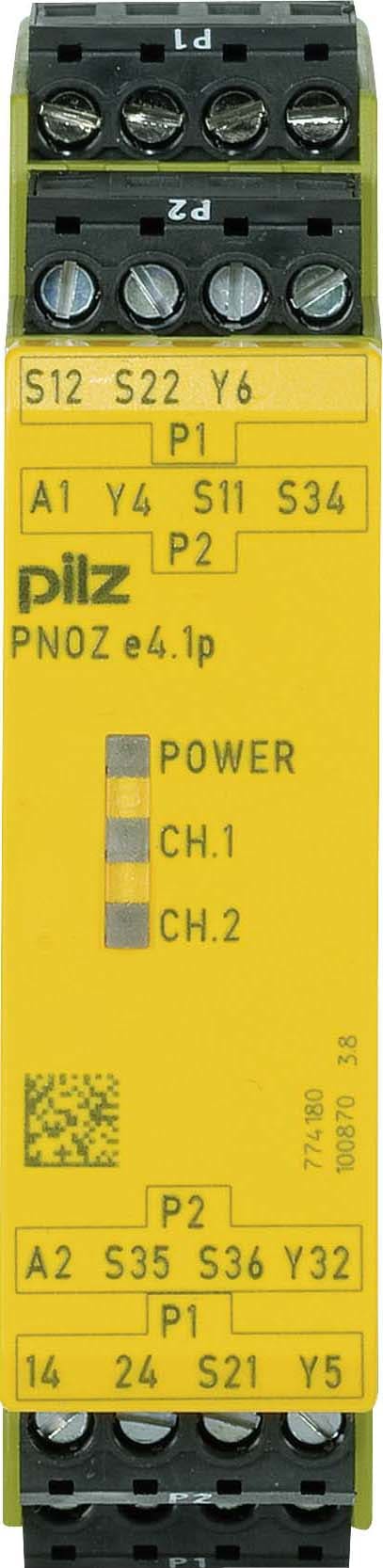 Pilz PNOZ e4.1p 24VDC 2so